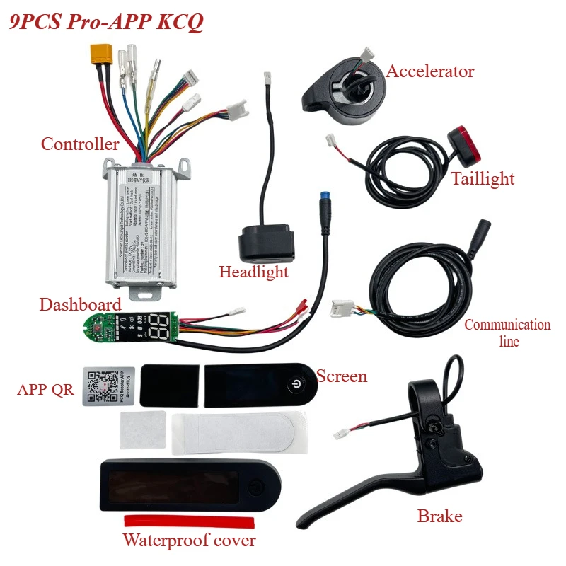 

8.5 Inch Scooter Controller 350W 36V 15A X-Play FOSTON DIGMA Board Matherboard Brakes Displays Max Speed 30 Km/h Accessories