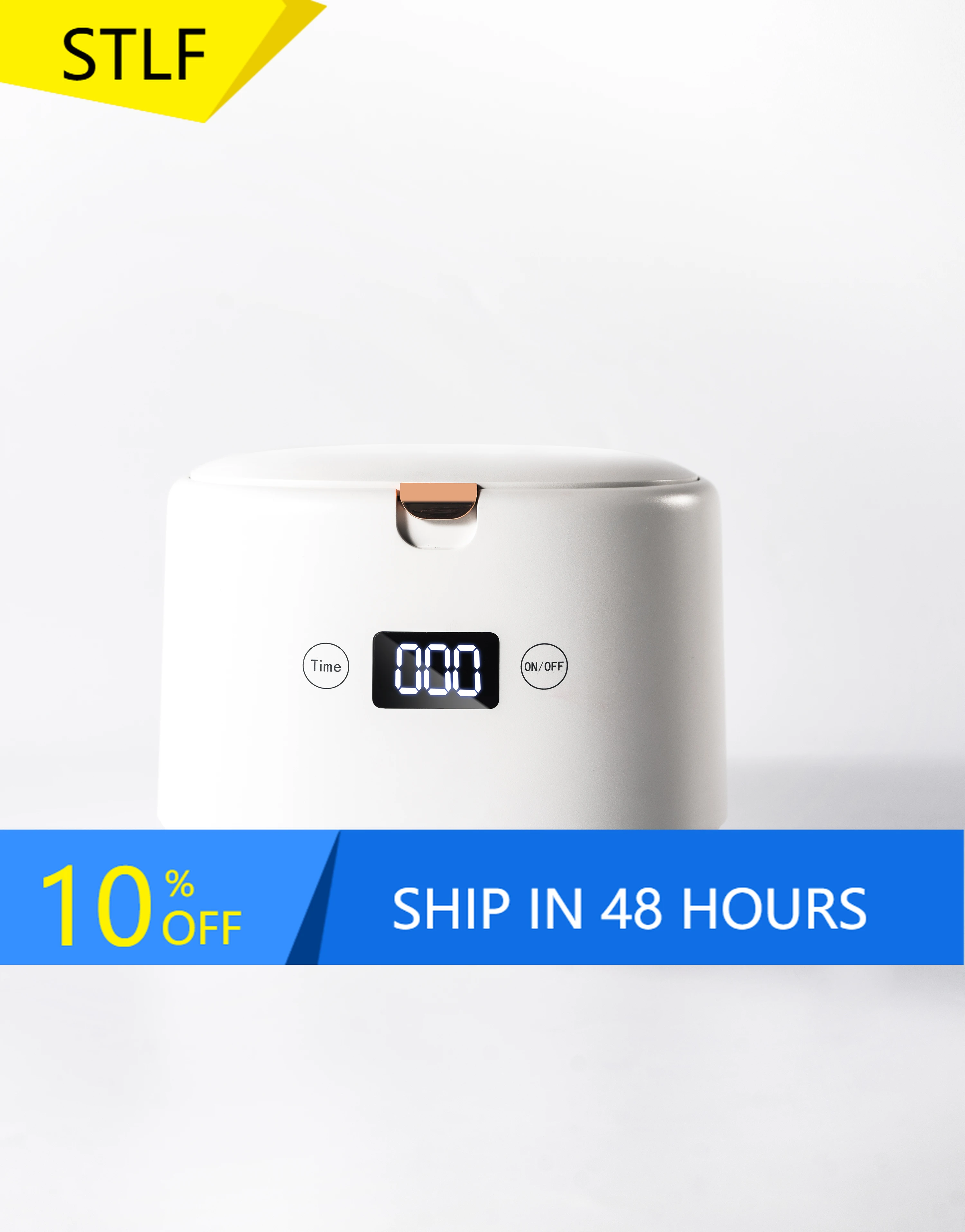 

STLF Super Strong Cleaning Ultrasonic Cleaner With UV LED Light for Dentures,Jewelry ,Retainer, Mouth Guard,Toothbrush Hea