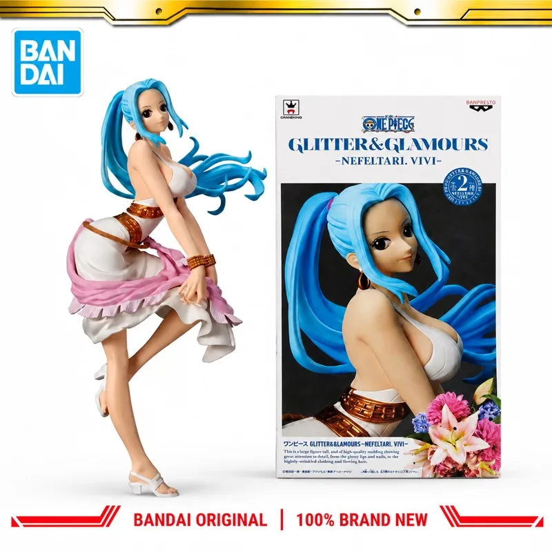 En stock, figura de acción original de Bandai Banpresto One Piece Nefertari Vivi, modelo de muñeca, nuevo en caja, personajes de anime, juguetes modelo