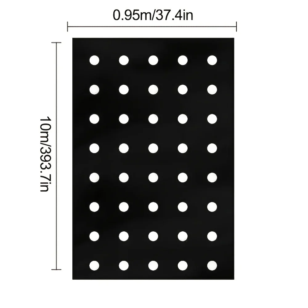 1pc Kunststoff Film Mit Pflanzen Loch, Garten Unkraut Control Barriere Film Abdeckung Atmungsaktive Gartenarbeit Landwirtschaft Landschaft Blatt Zu – Detail 3