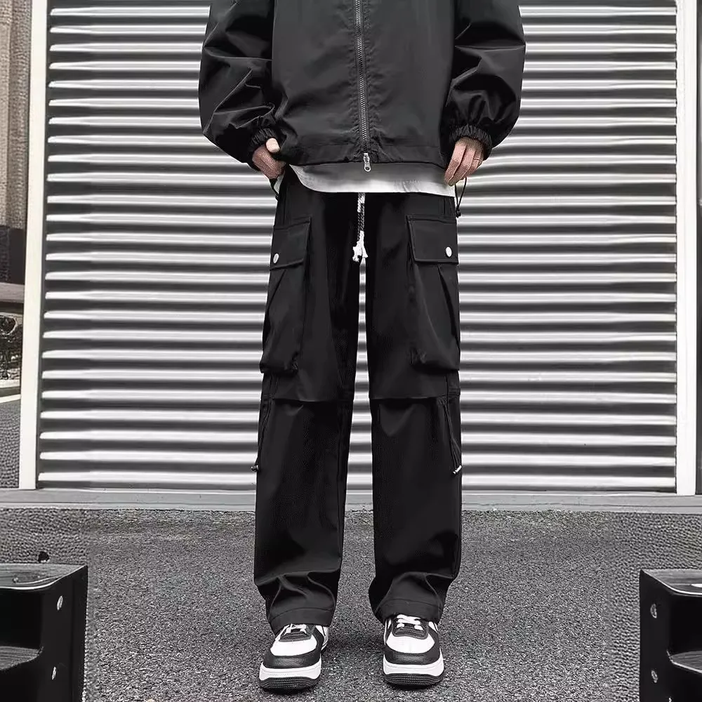 미국 하이 스트리트 워크 팬츠 남성용 봄 가을 트렌디 아웃도어 기능성 충전 레저
