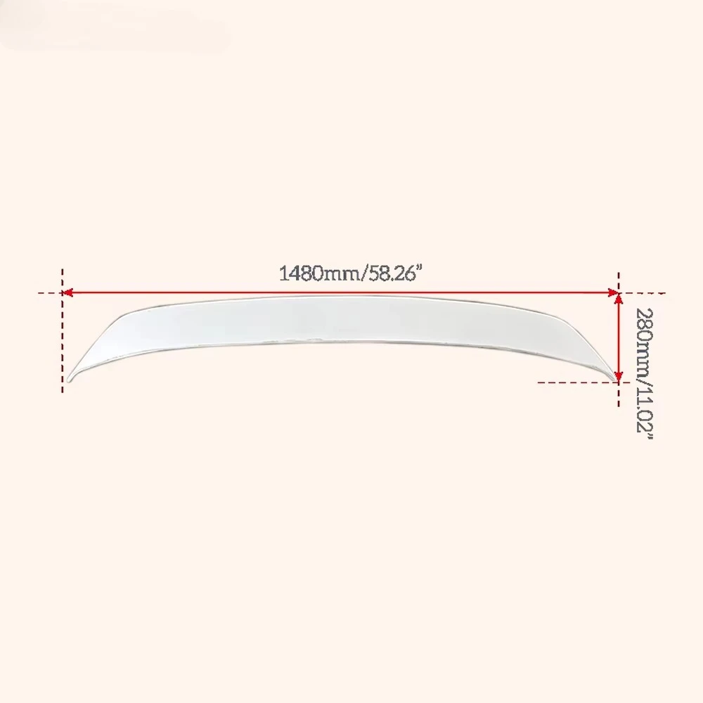 لنيسان سيلفيا S14 200SX 93-98 أجزاء الجسم DM نمط الألياف الزجاجية التمهيد الخلفي Ducktail المفسد #6