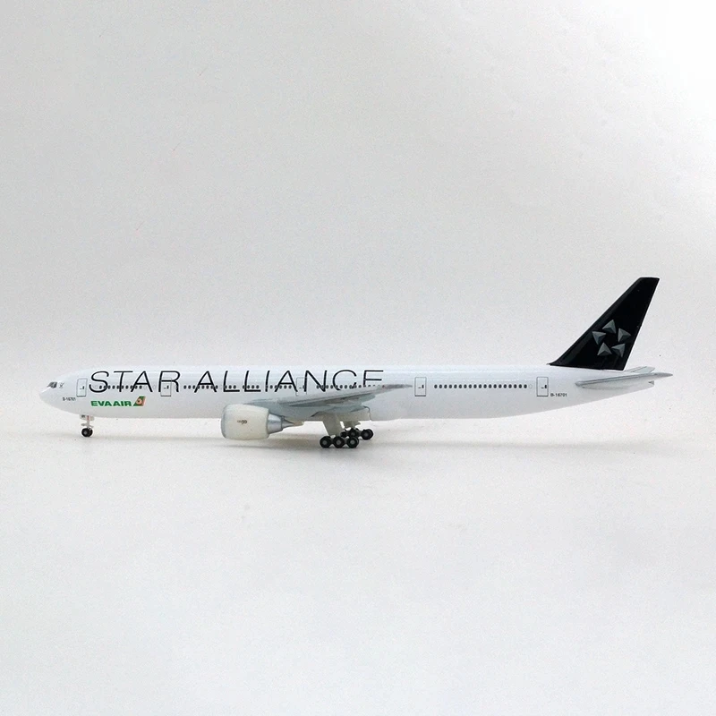 

Diecast 1:500 HG5170 EVA Air B777-300ER Star Allicane Airlines Alloy Aircraft Plane Airliner With Landing Gear For Collection