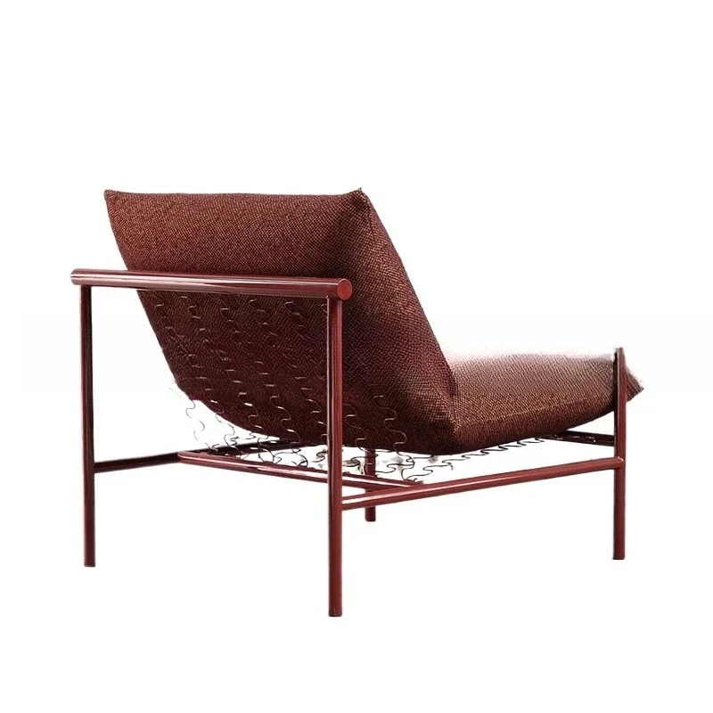 

wabi single, fabric sofa, Nordic simple and modern, wrought iron retro sofa chair