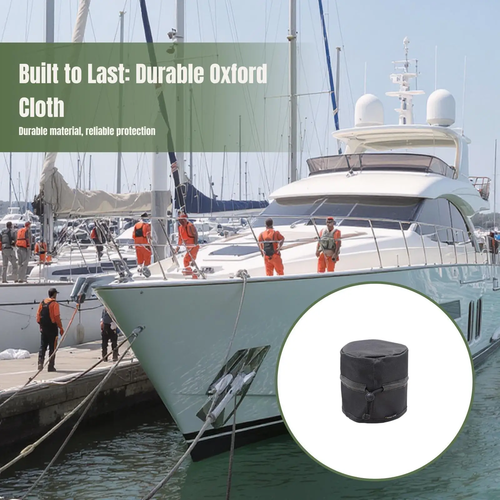 Durable Oxford Cloth Winch Cover for Boat Trailer Sailboat Equipment Protective Dustproof Supplies for Yacht Windlass