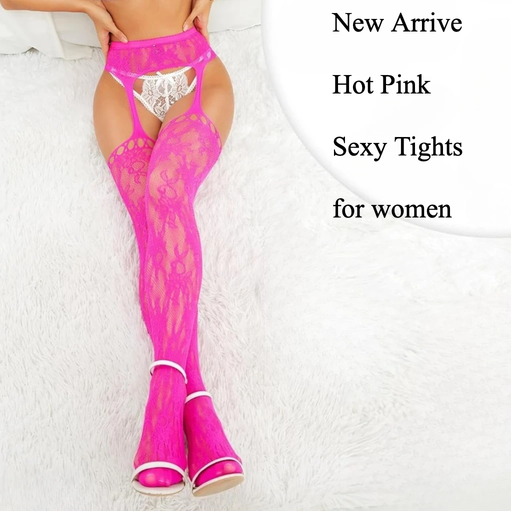 4Color European Style Bodystockings Sexy Tights for Women Underwear Erotic Suspender Socks Fishnet Goddess Breathable Hosiery