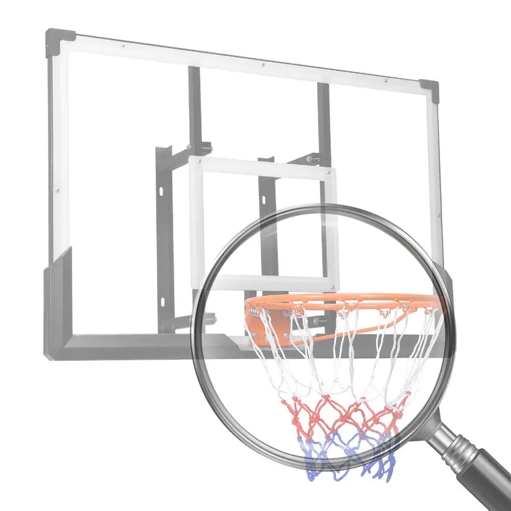 

Настенный баскетбольный кольцо, спортивный игровой набор, щит для баскетбольных ворот и обод для гаража, фитнес-центр, сарай, школьный тренажерный зал