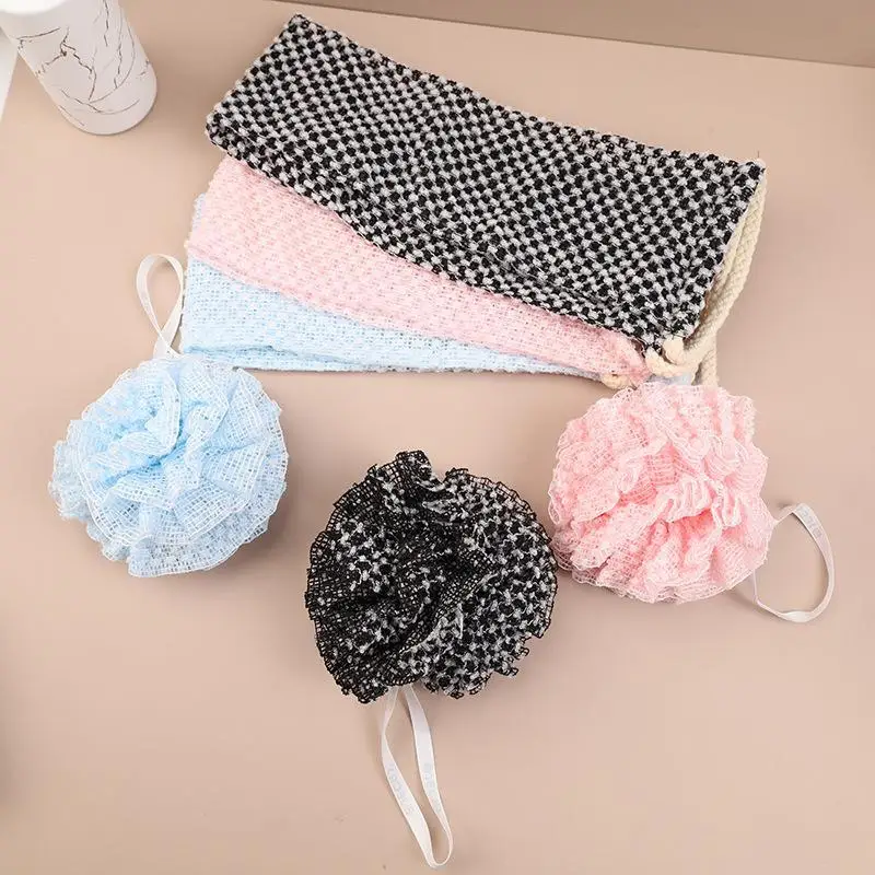 Ultra Long Exfoliating Back Towel With Silver Ions  Multifunctional Shower Bath Abundant Foam