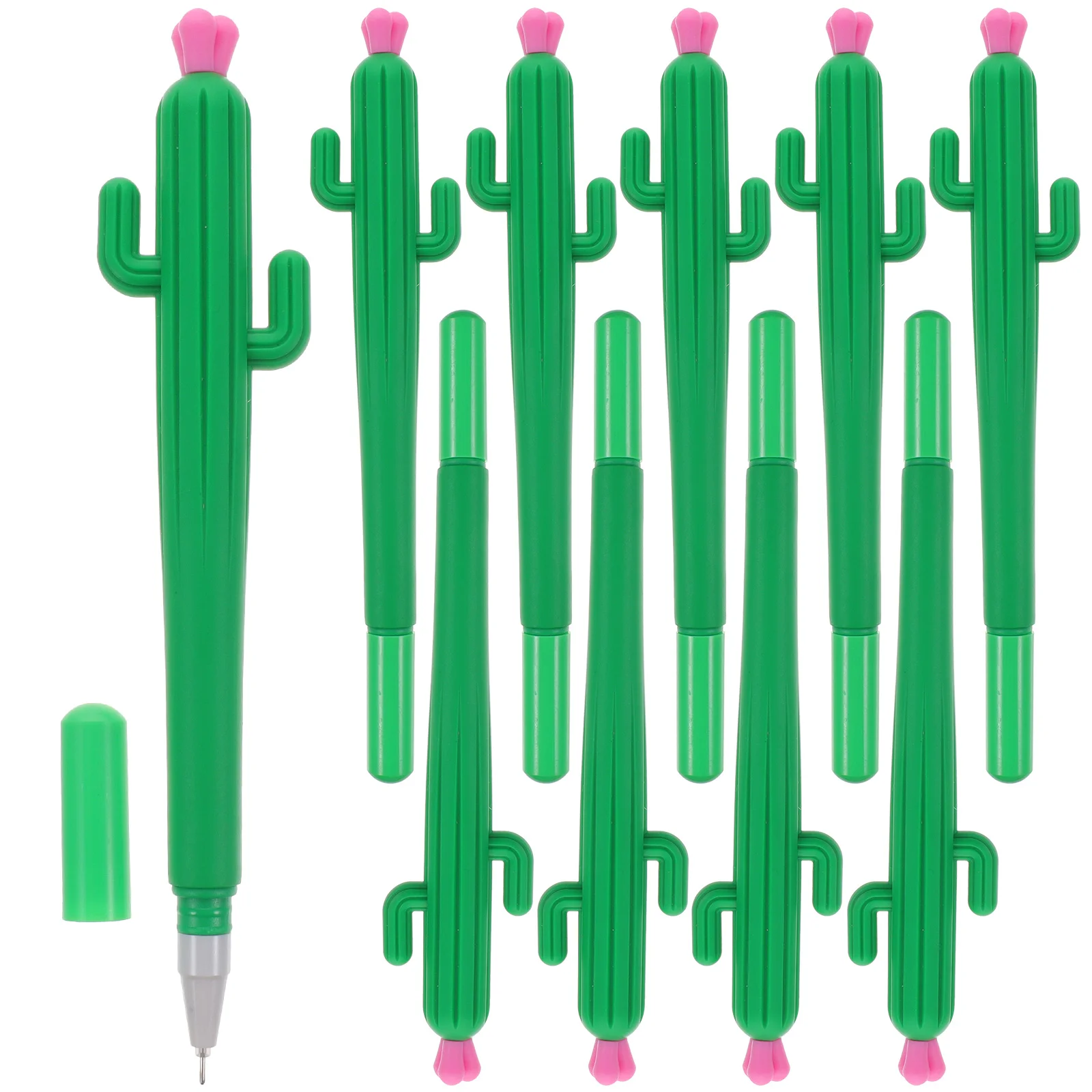 

10 Pcs Cactus Water Based Pen Pens Creative Soft Rubber Kids Ink Pvc for Students Children