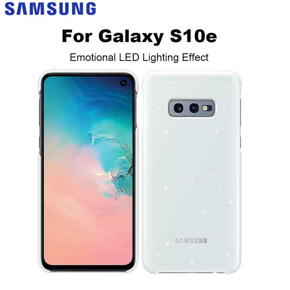 

Оригинальный светодиодный чехол со светодиодным дисплеем для Samsung Galaxy S10e, светодиодный чехол, защитный чехол, эмоциональный светодиодный эффект освещения