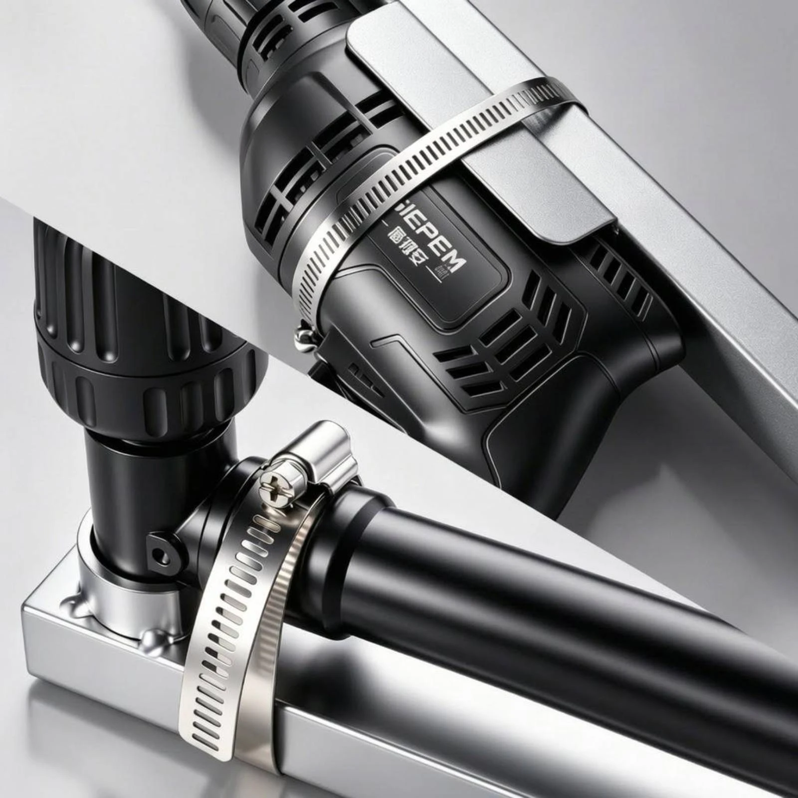 

Right-Angle Drill Attachment ABS Stainless Steel 90 Degree Drill Attachment 90-Degree Adapter Ergonomic