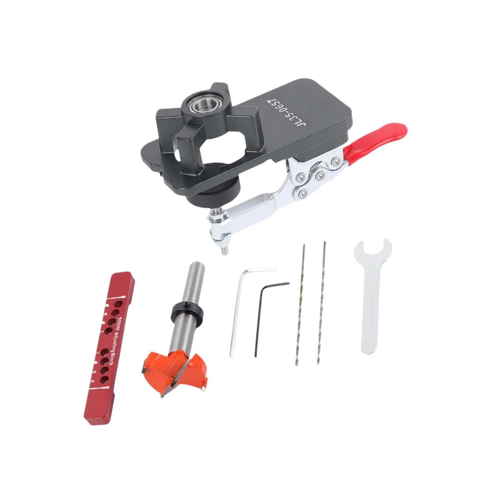 35mm Cabinet Hinge Jig Hinge Hole Drill Jig Cabinet Door Panel Drill Hinge Guide Locator