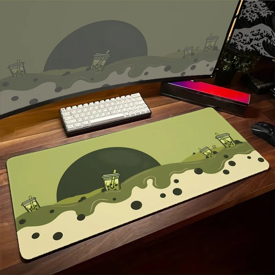 

Большой коврик для мыши с аниме-дизайном в стиле каваи, игровой коврик для мыши, аксессуары для компьютерного стола, XXL коврик для девочек