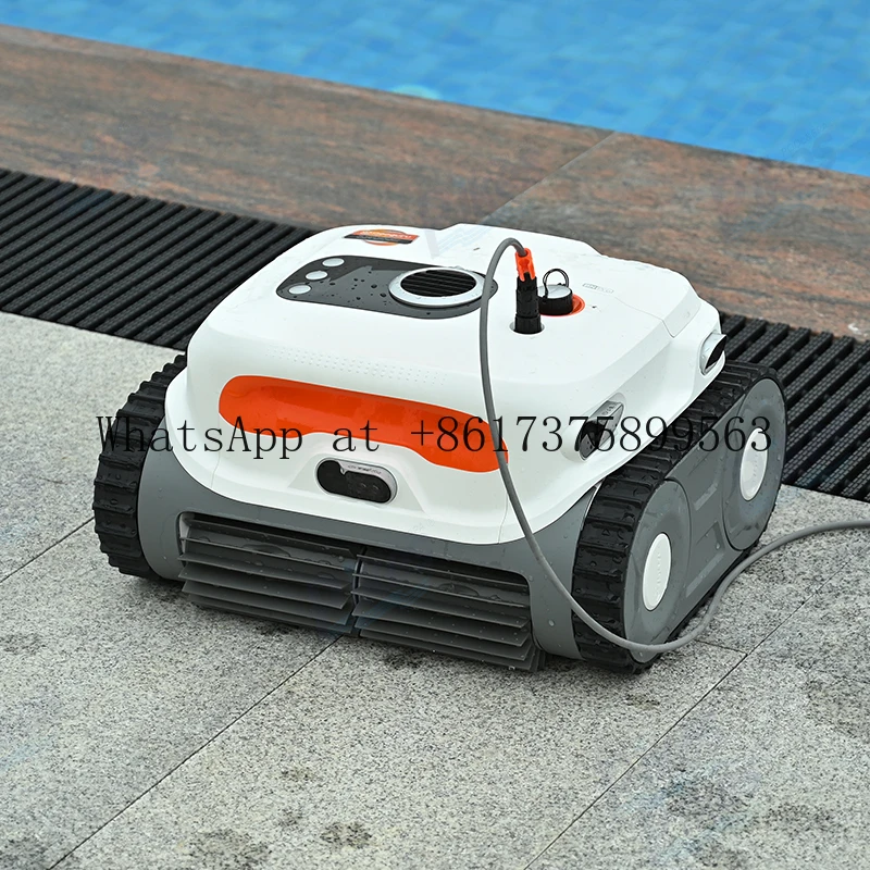 

Модернизированный очиститель для бассейнов 2026 Upgraded Pool Cleaner 400 ㎡ Беспроводной робот-пылесос для бассейнов с аккумулятором 28600 мАч, 180 минут работы, для очистки больших площадей