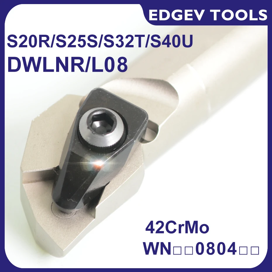 S20R/S25S/S32T/S40U DWLNR08 DWLNL08 Internal Turning Tool Holder High Quality CNC Lathe Cutter For WNMG 080404 080408 431 432