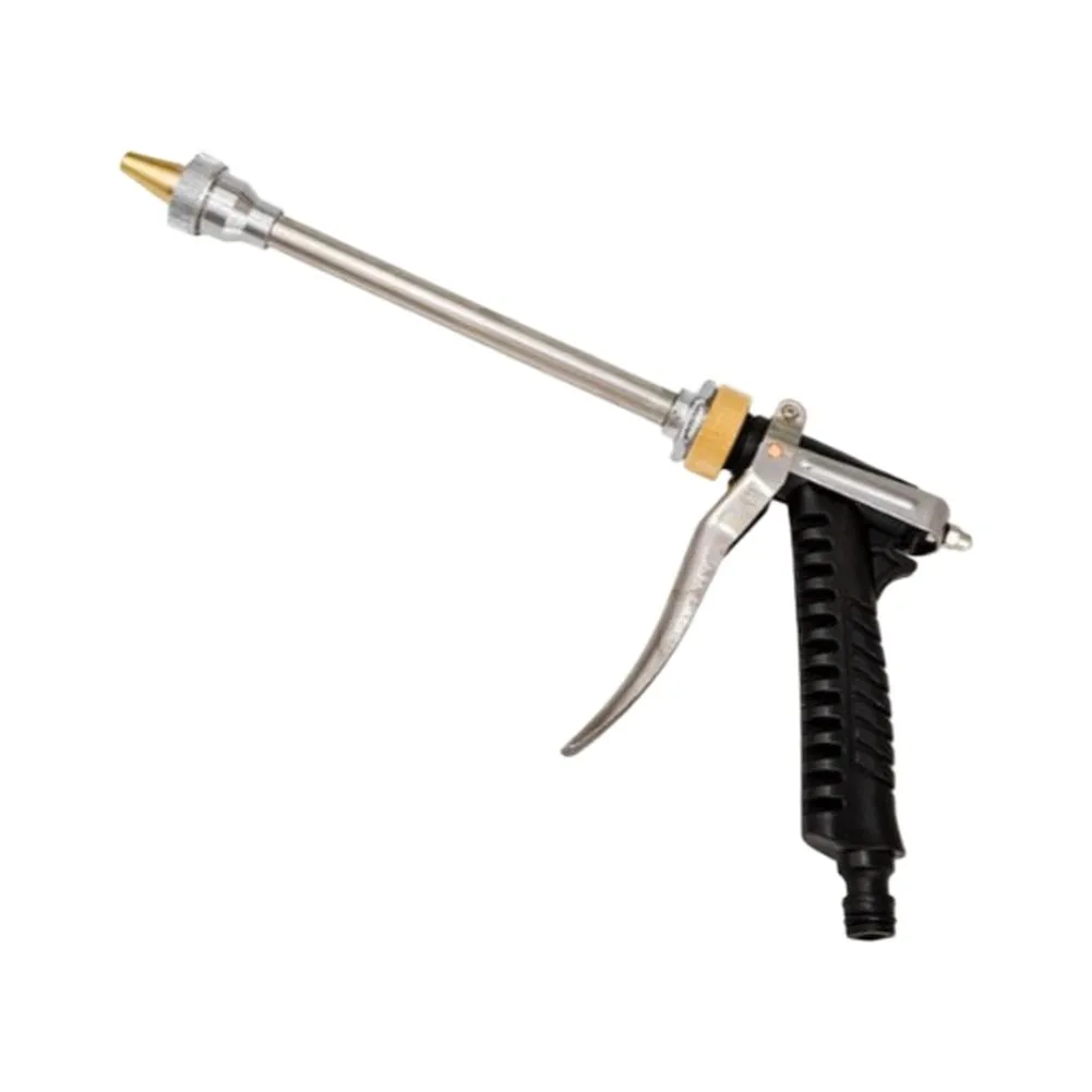 Targeted Water Delivery Nozzle for Efficient Use in Raised Bed Gardening Car Undercarriage Rinsing and Gutter Flushing