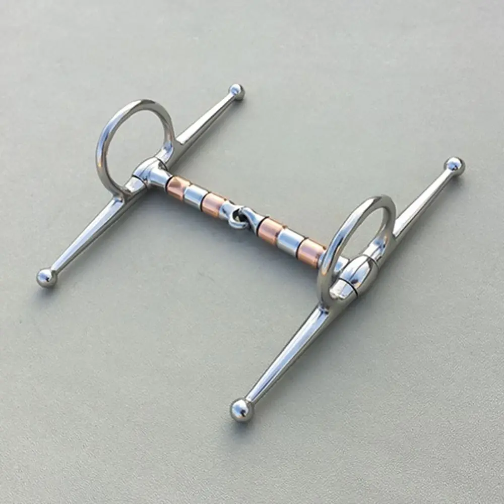 1Pcs Neue H Form Pferd Bit Robust Edelstahl Hengst Training Bit Pferd Mund Ring Reiten Taffel Werkzeug