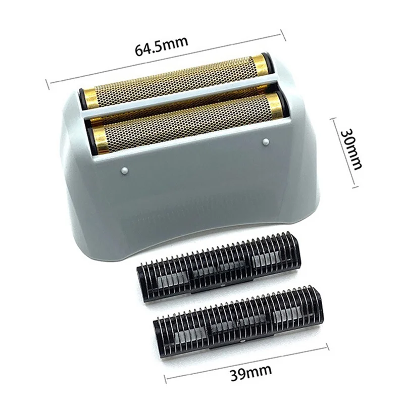 ยอดนิยม Professional เปลี่ยนฟอยล์เครื่องโกนหนวดชุดใบมีดใช้งานร่วมกับสําหรับ Andis 17160 17170 17205 17260 Gold