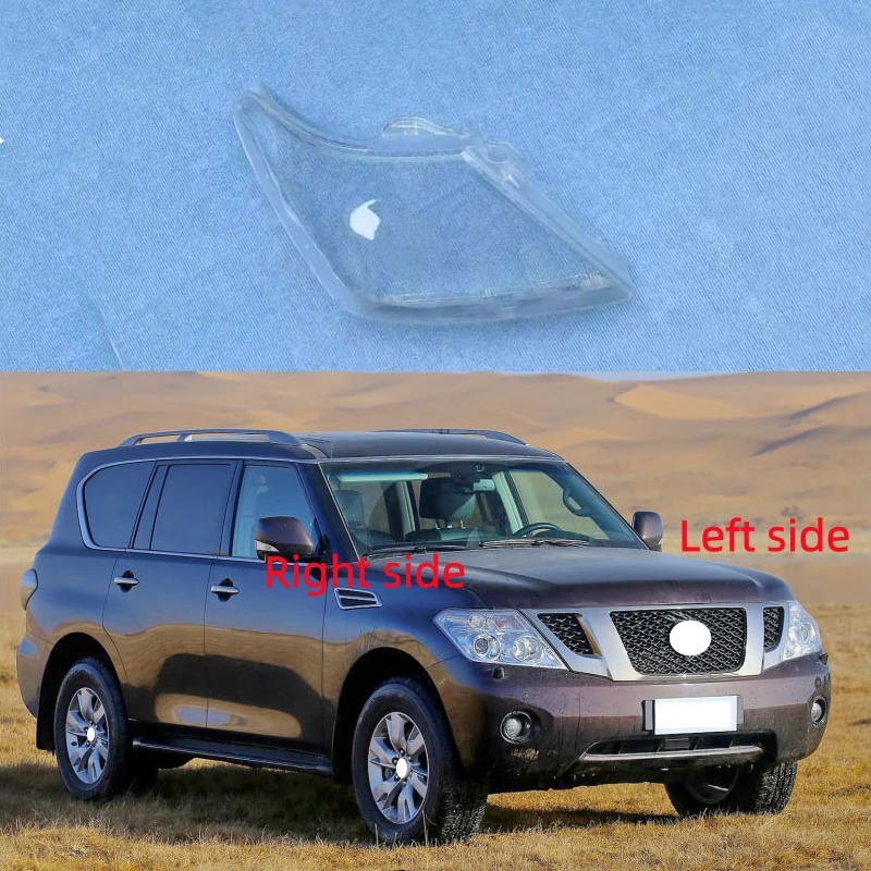For Nissan Patrol 2012 2013 2014 2015 2016  2017 2018 Car Headlight Shell Replace Headlight Cover Headlamp Lens Headlight Glass