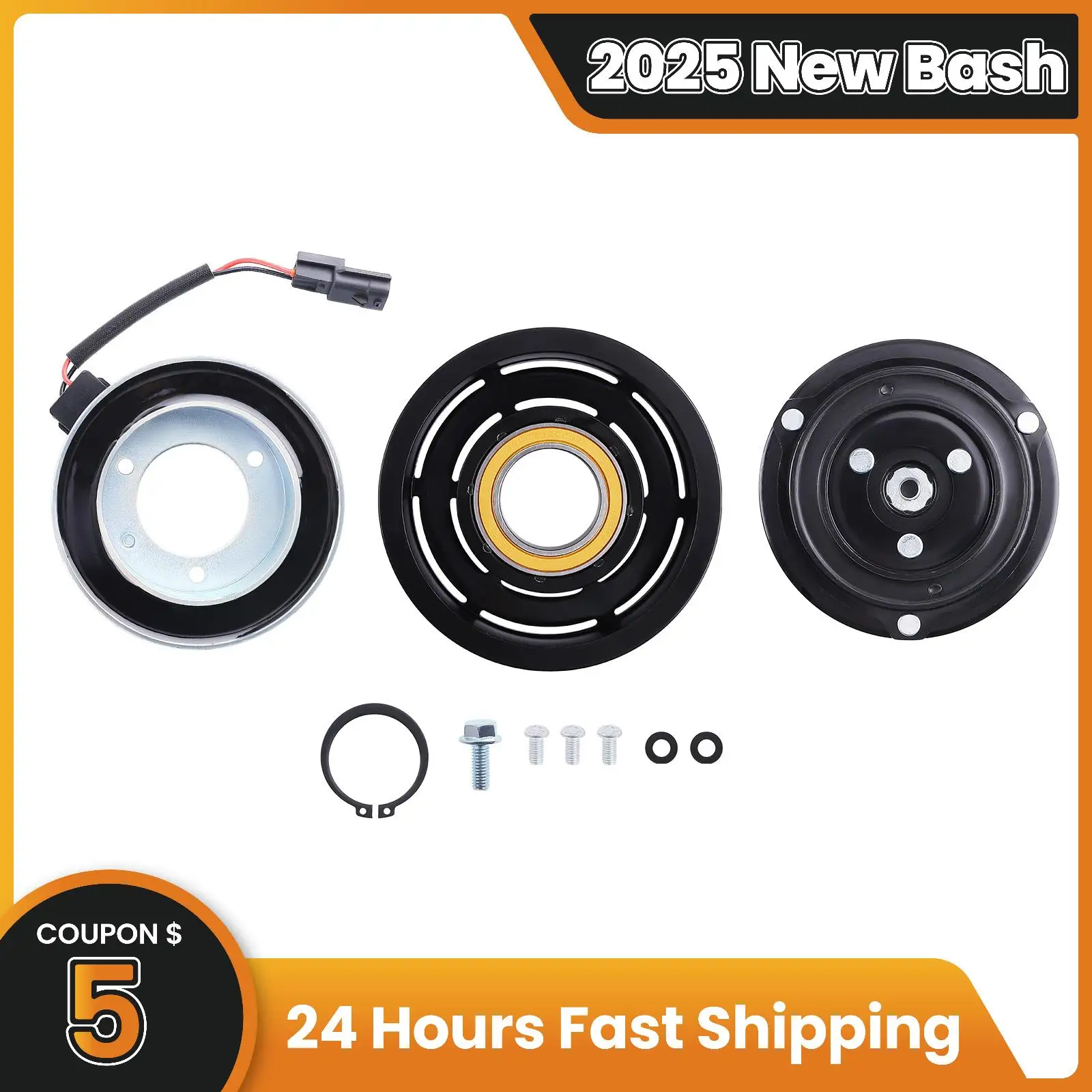 

A/C AC Compressor Clutch Kit for Nissan Murano 3.5L 2009-2014 Fits CO 29148C