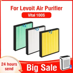 For Levoit Air Purifier Hepa Filter Vital 100S For Levoit Activated Carbon Filter Vital 100S for Levoit Vital 100S Filter