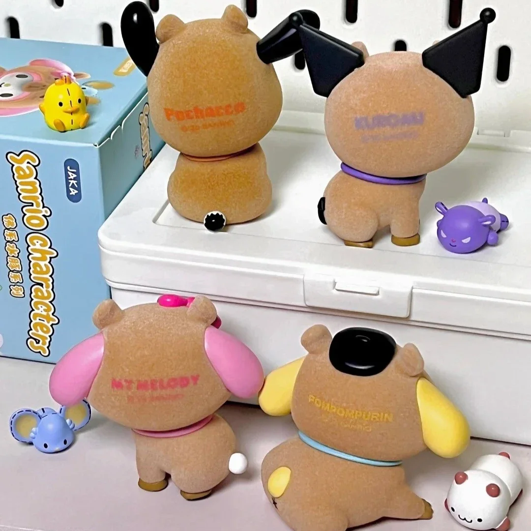Kotak Misteri Seri Kolaborasi Kuromi Capibara Original Blind Box Figur Koleksi Kawaii Mainan Hello Kitty Trendi Hadiah