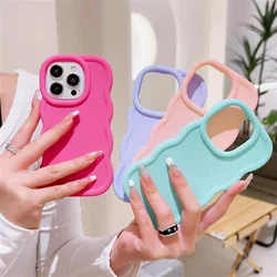 Phone Case For VIVO Y22 Y22S Y28 Y78 V29 Lite Pro 5G Y03 Y18 Y18E Y100 V30SE V40SE cover solid color Liquid Silicone Wave Side