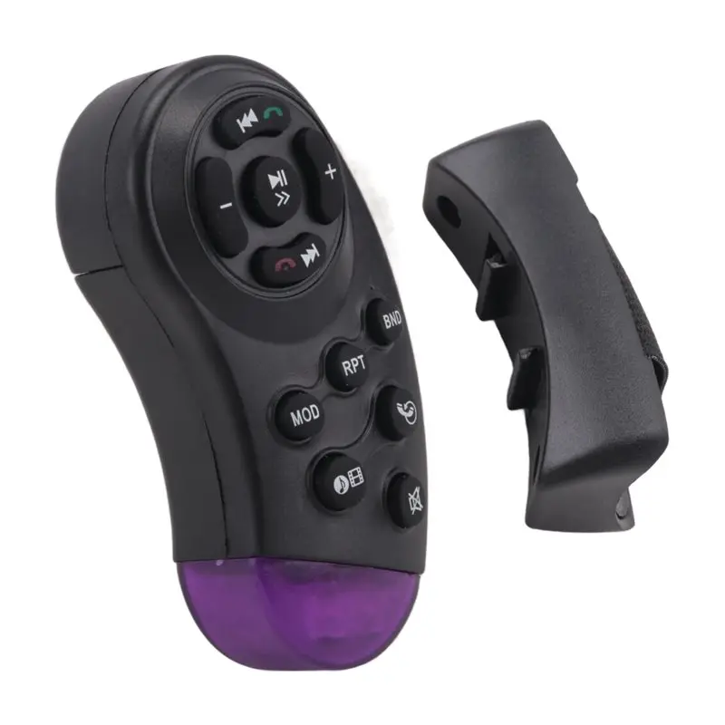 

AB59-Универсальный беспроводной пульт дистанционного управления на руле, 11 кнопок для автомобильного CD, DVD, MP5-плеер