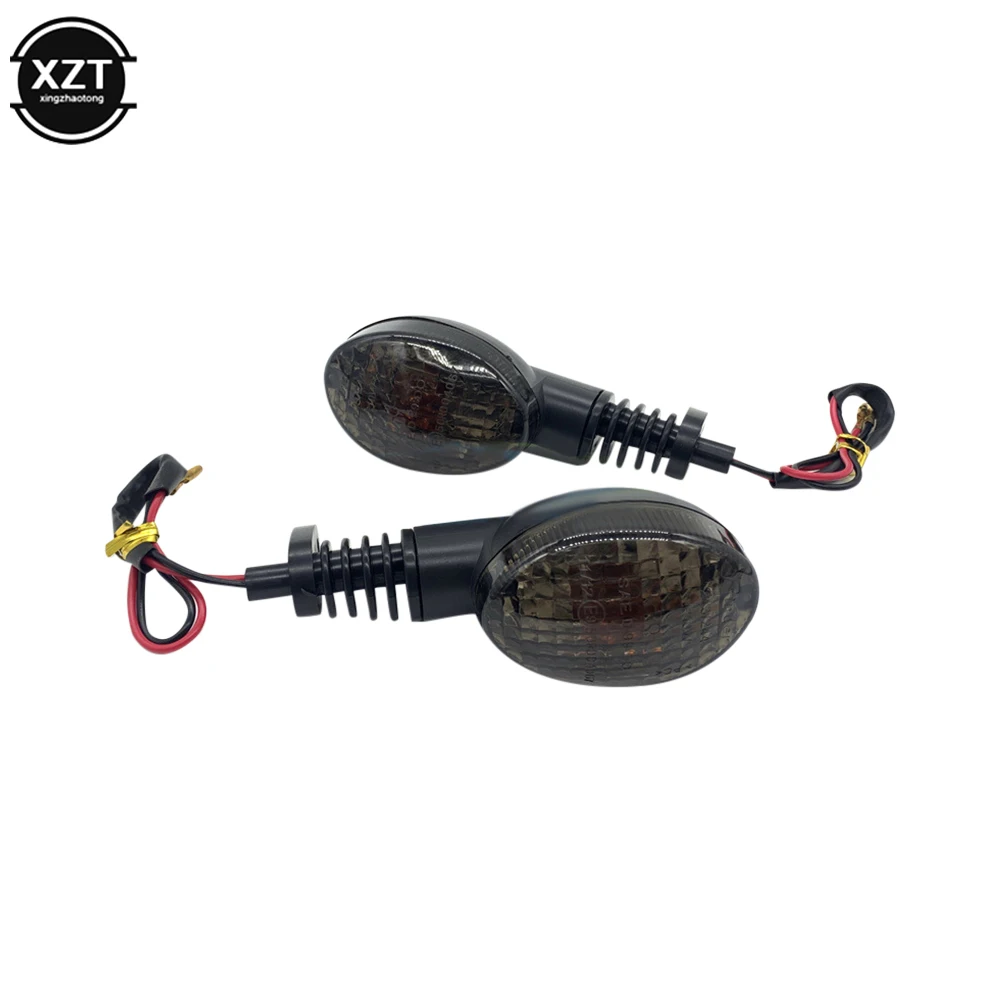 2 Pcs Motorcycle Turn Signal Signal Light Warning Light for Kawasaki EX250 Ninja 250R KLX250S F VN650