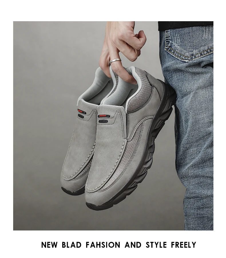 Männer Turnschuhe Licht Faulenzer Slip auf Casual Schuhe für Männer Bequeme Luxus Marke Männlichen Business Schuh Fahren Schuhe – Detail 13
