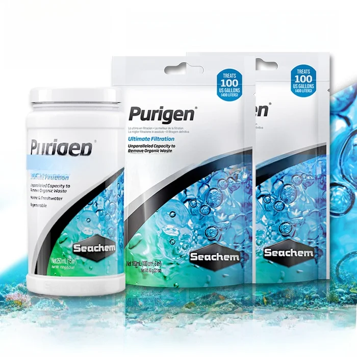 Seachem Protein Pack: Agente em Pó Orgânico para Adsorção de Matéria e Remoção de Algas Marrons – Material Filtrante para Pur...