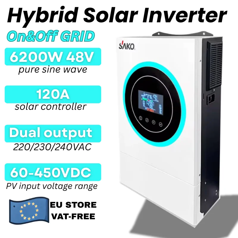 Sako Sunon V 6.2KVA Inverter with Built-in 120A MPPT: What Does “InputT” Really Mean for Your Off-Grid Solar System?