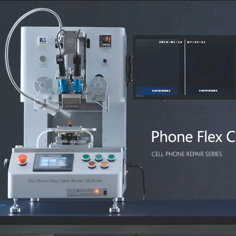 Desktop LY-TBK 503 Bonding Machine For LCD Repair Green Flex Cable  Constant Temperature Press Four Cameras 800W