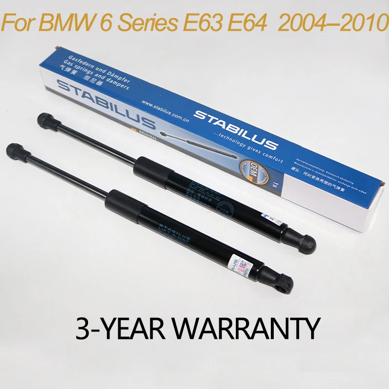 Car-styling Front Hoods Bonnets Gas Spring Strut Lifters for BMW 6series E63 E64 630i 635d 640Ci 650i  2004--2010    51237070670