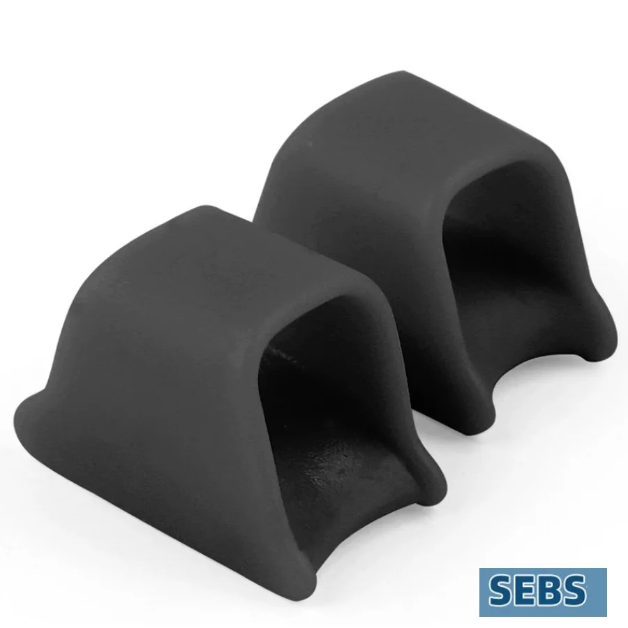 2/4Pcs Penyangga Jari Kaki Bengkok Hammer Toe Corrector untuk Jari Kaki Melengkung, Bengkok, dan Tumpang Tindih Bunion Pads SEBS S/M/L