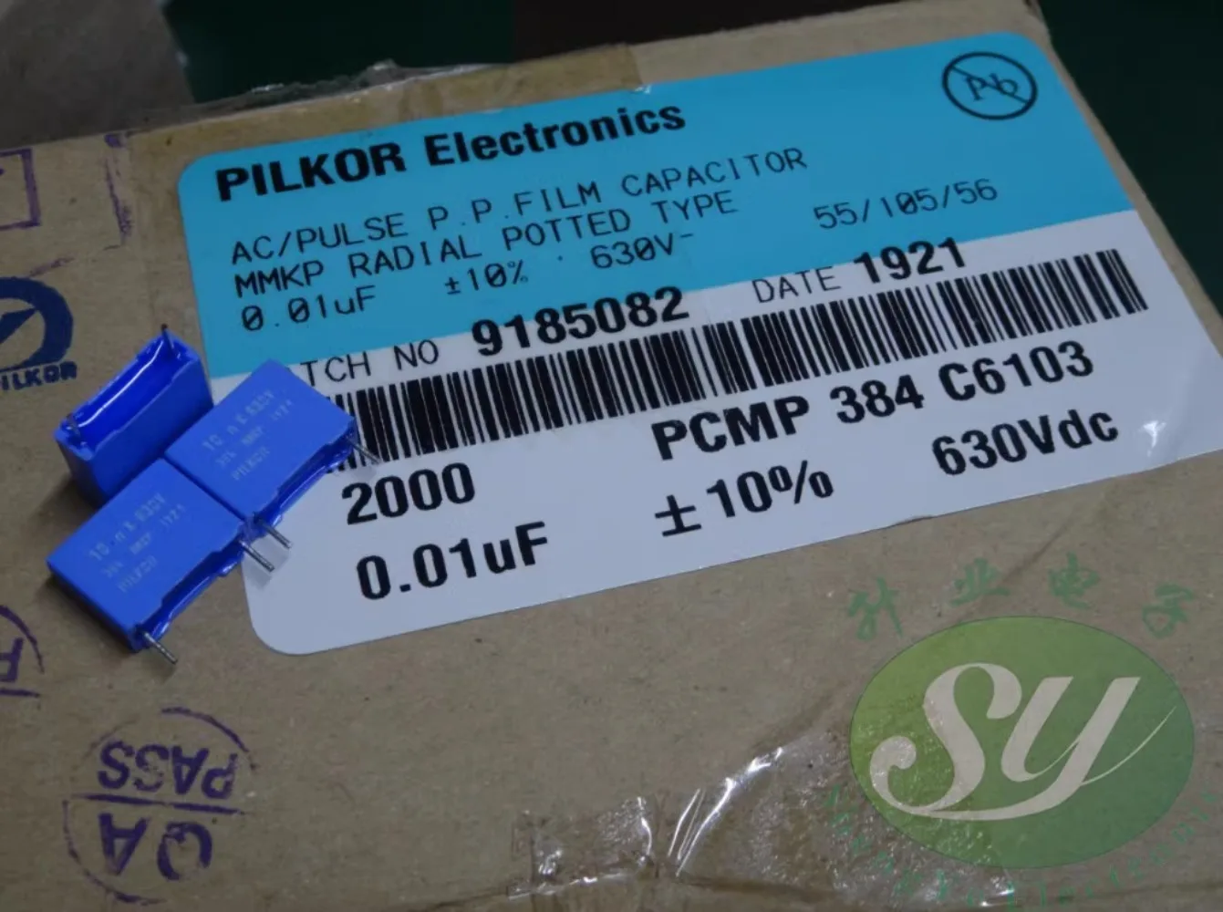 

10PCS MKP384 0.01uf/630v 10nf 103 New film capacitor 10MM