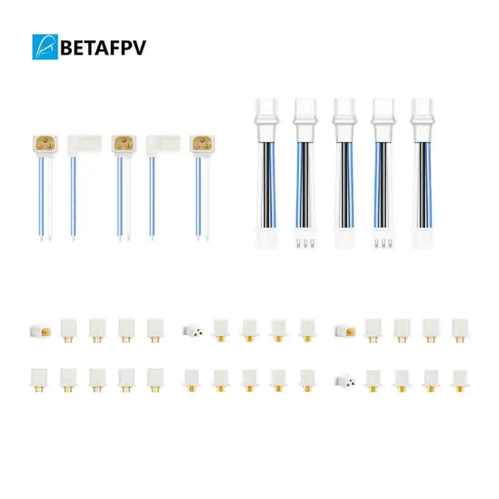 

BETAFPV BT3.0 2S Battery Balance Charger Connector, 3-pin, No Balance Head Design, Ultra-Light 1.28g, Suitable for 2S Drones RC