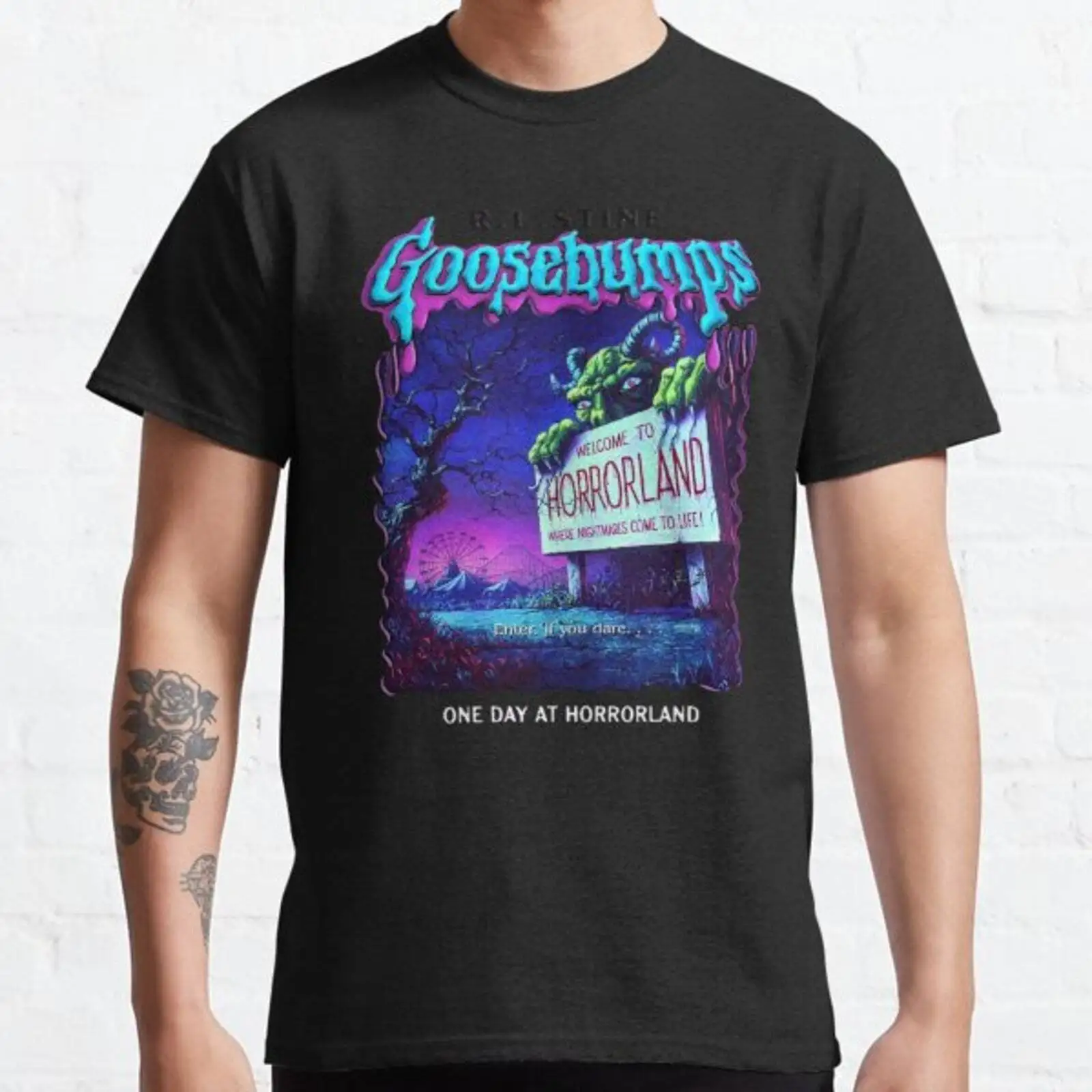 Goosebumps One Day At Horrorland Classic T Shirt