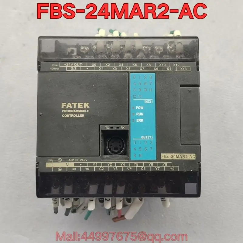 

Second-hand FBS-24MAR2-AC PLC controller functional test is normal