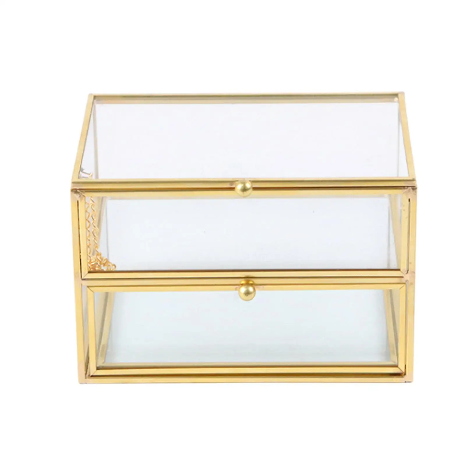 

Коробка-органайзер для ювелирных изделий, чехол для хранения косметики, практичный пылезащитный туалетный столик