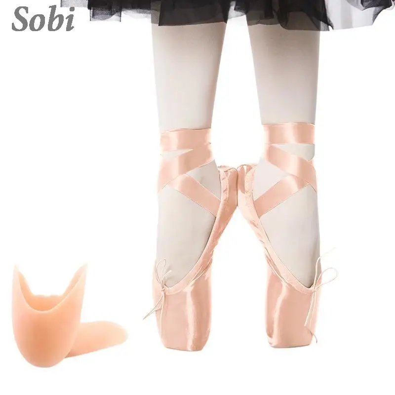 Women Ballet Dance Shoes Lady Girl Ballet Slippers Soft Sole Satin Canvas Dance Shoes Professional Ballet Pointe Dance Shoes