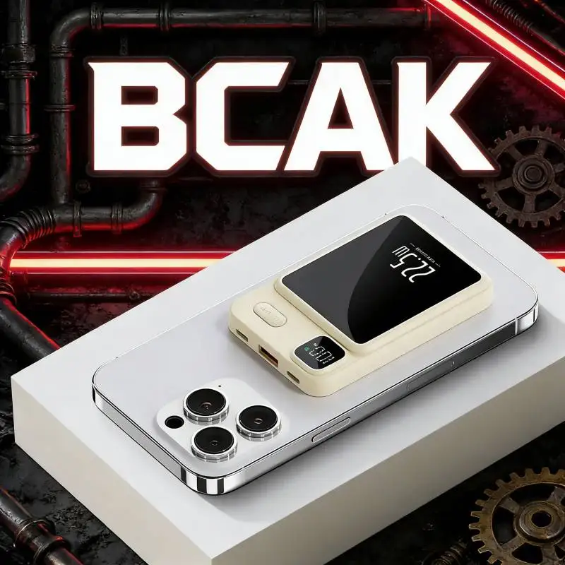 

BCAK 20000mah 10000mah 22.5W Super Fast Charging Magnetic Wireless Power Bank Portable MagSafe Compatible Mobile Charger Perfect