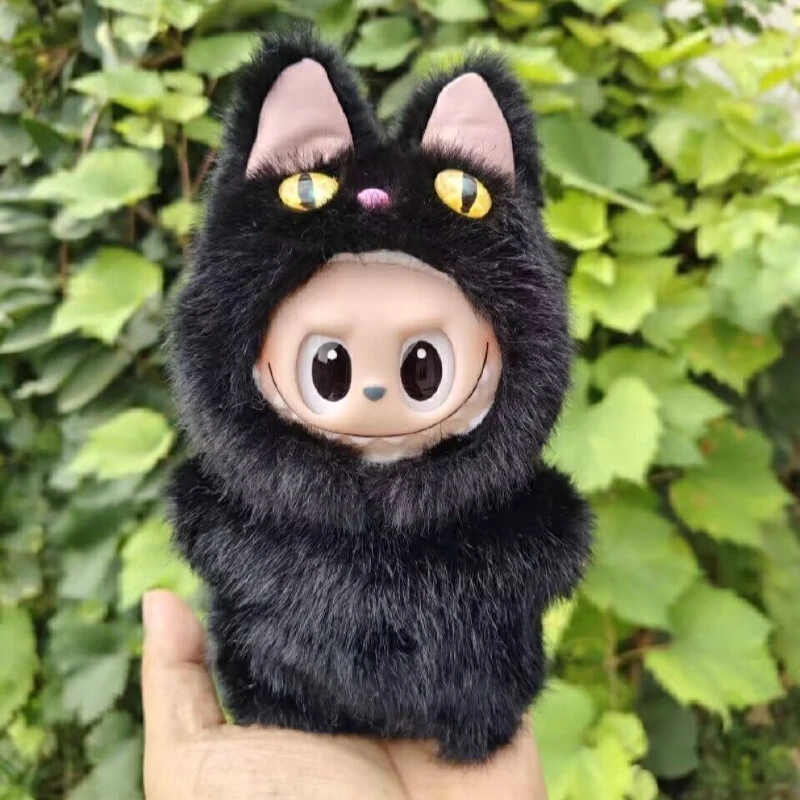 

Only clothes no dolls. for labubu 17 cm baby clothes are suitable for the first and third generations of plush baby clothes sets