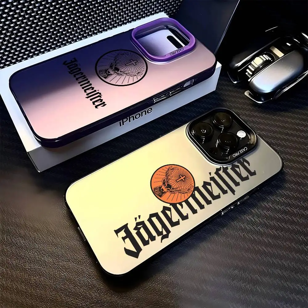 Etui na telefon iPhone 15 14 13 Plus 17 16 12 11 Pro Max, matowe, kolorowe, srebrne, luksusowe, z motywem…