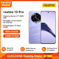 Global Version realme 13 Pro 5G Smartphone Sony LYT-600 OIS Camera Snapdragon 7s Gen 2 120Hz Display 5200mAh Battery AI Imaging