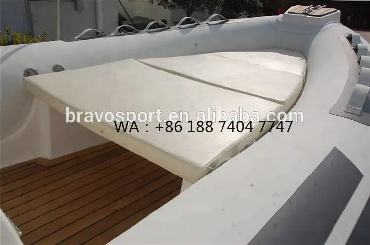 China 480 4.8m Hypalon Rigid Sport Speed Inflatable Fiberglass Rib Boat