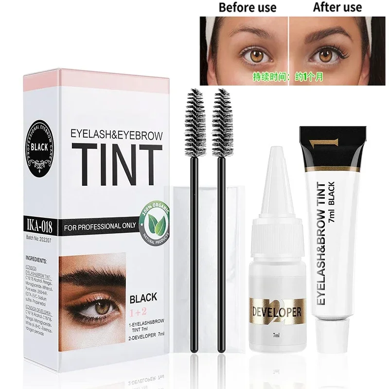 Wimpern und Augenbrauen tönung Farbstoff profession elle Augenbrauen farbe wasserdicht langlebige Augenbrauen Augenbrauen Kit semi permanente Augenbrauen lift