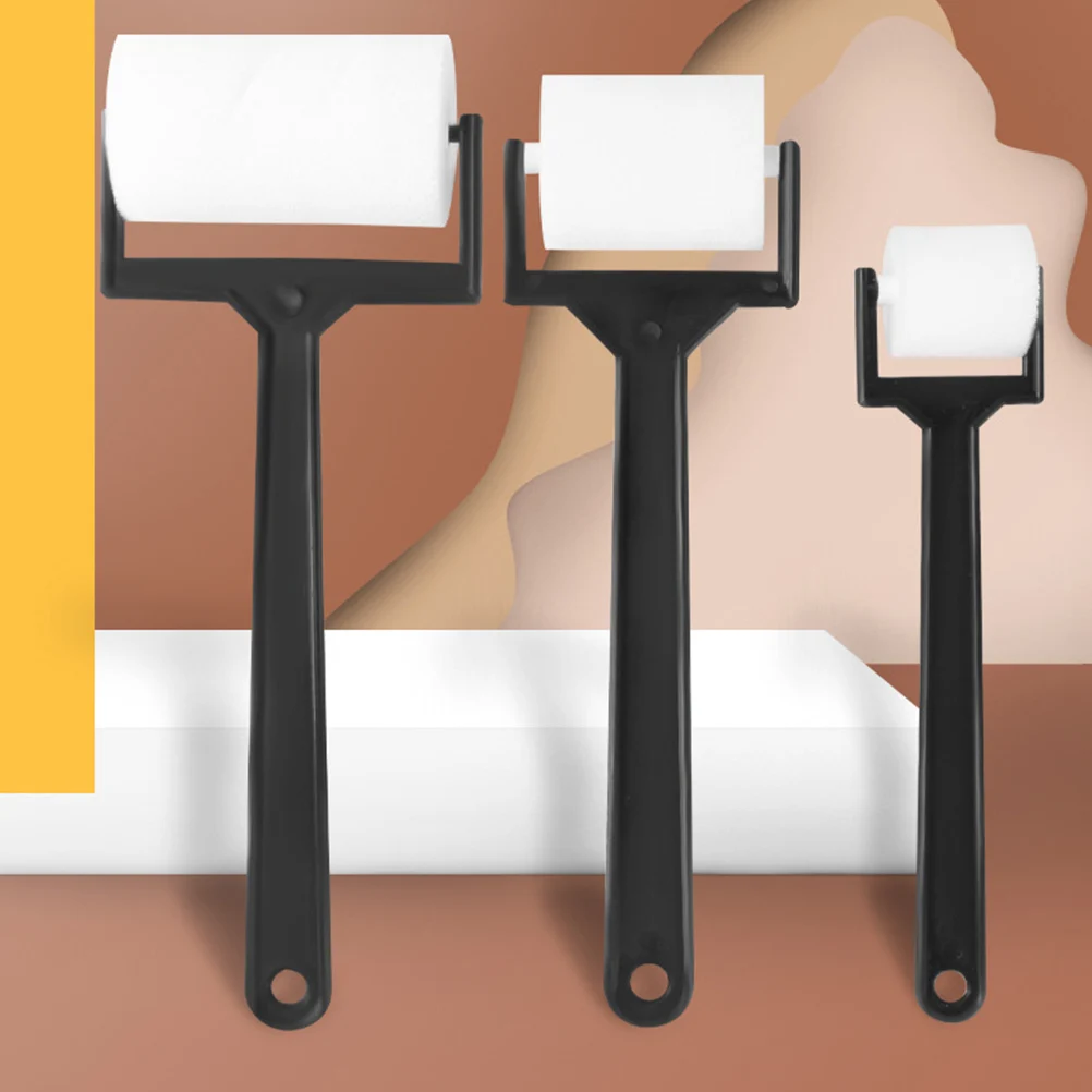 3 مجموعات من أدوات الأسطوانة لفرشاة الرسم الإسفنجية لرسم الحرف الفنية التي تعمل على زراعة الخيال والنشاط الممتع لـ