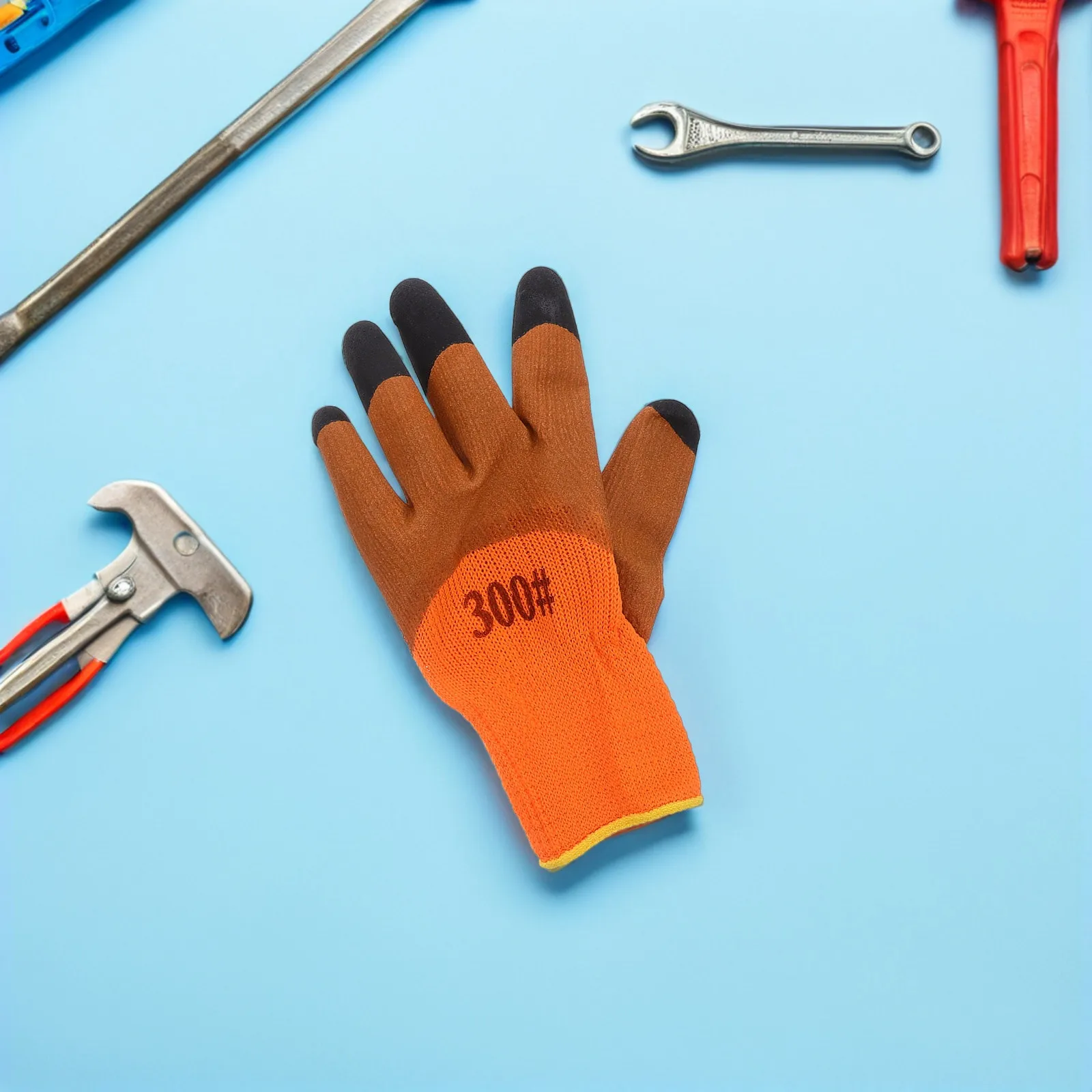 10Pairs Thermal Insulated Gloves High Visibility Construction Work Warm Builders Gloves Cold Weather Protective