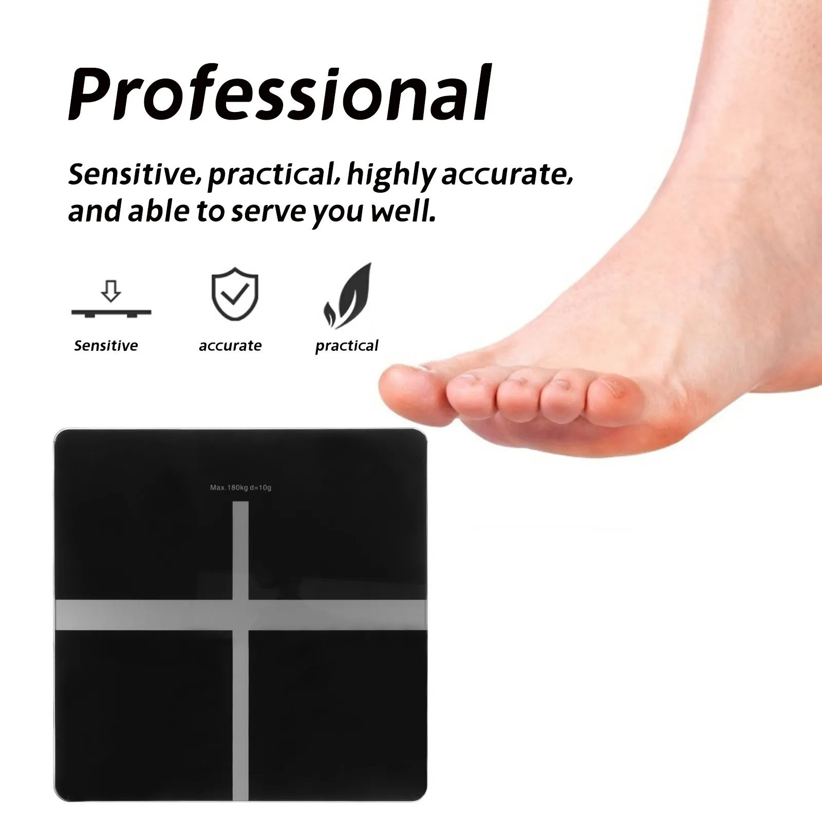 Usb Charging Body Weight High Accuracy Tempered Glass Smart Digital Scale For Home Fitness Use Precise Electronic Weighing Scale